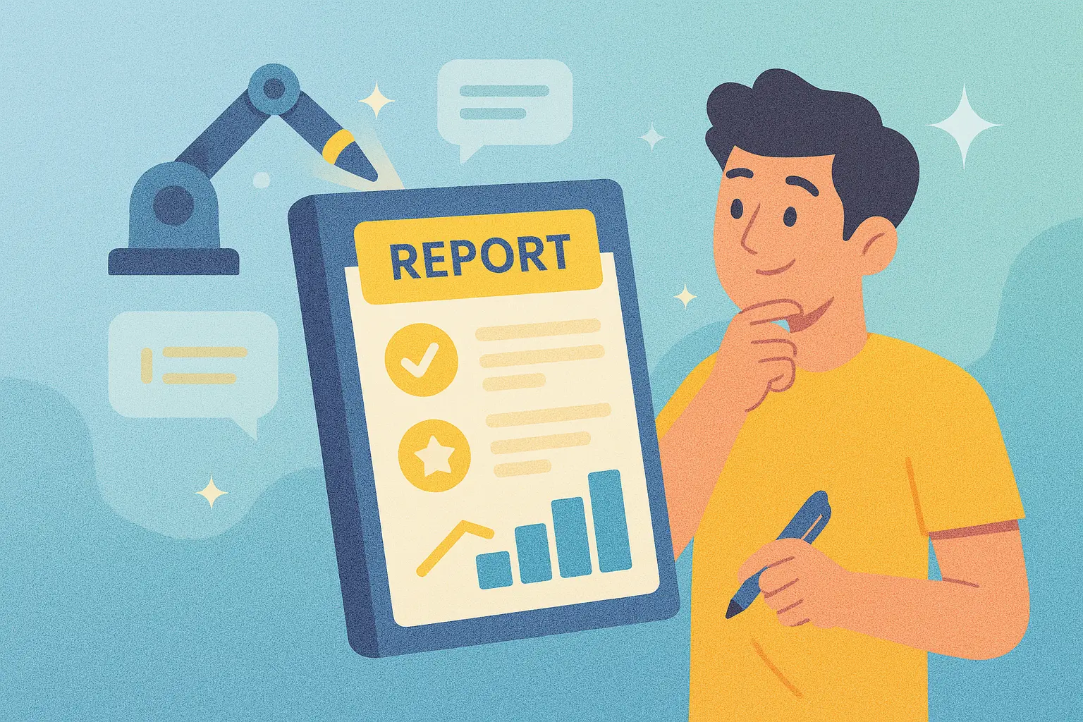 Personalized reports from your journal entries