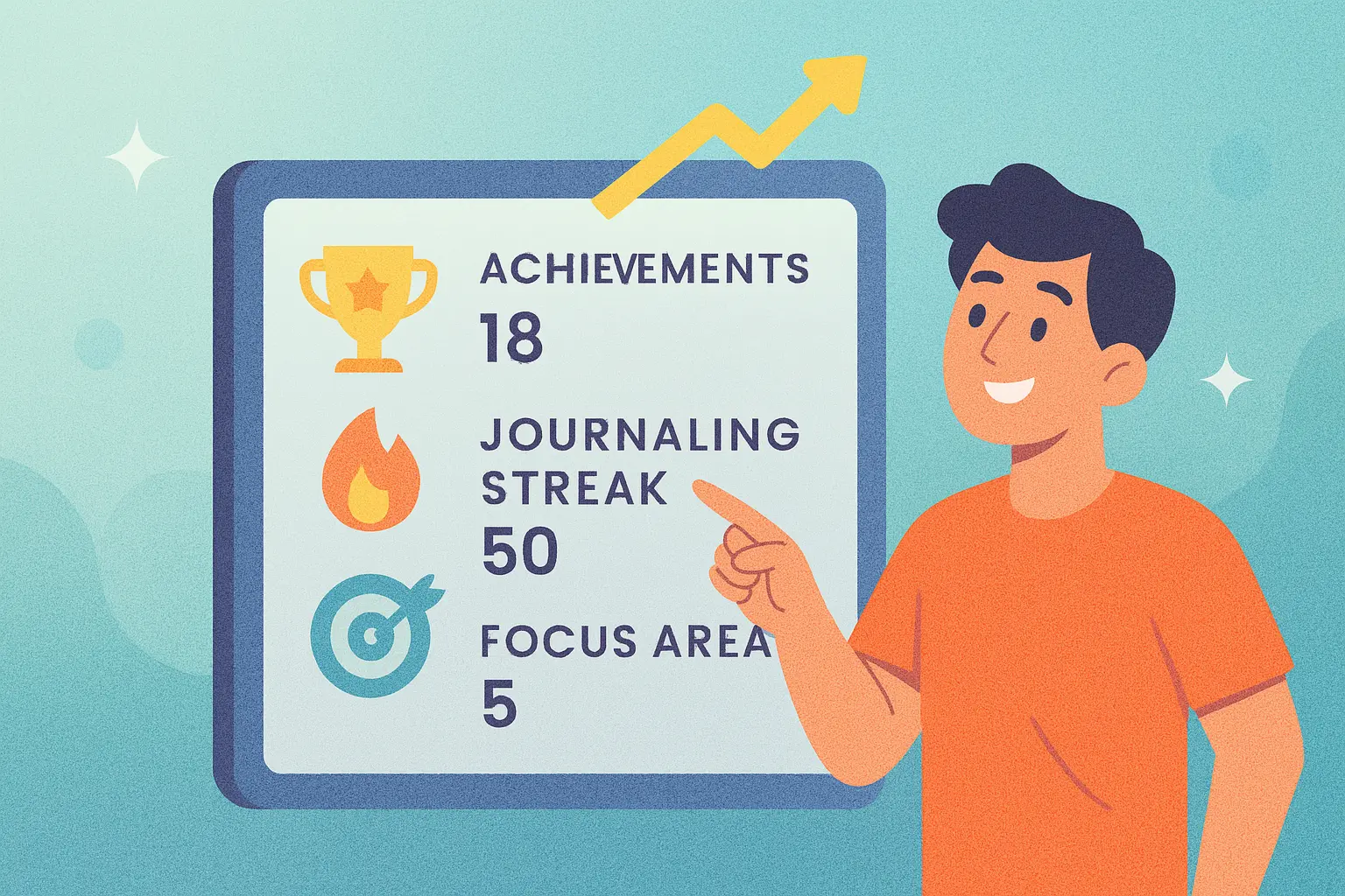 Track your progress visually with Reflecto